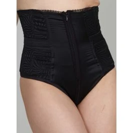 Satin Taillen-Slip GILIAN DOLLY Schwarz Von Cadolle