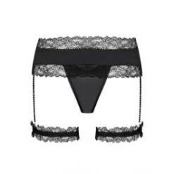 Satin String GEISHA PJ Mit Strumpfbändern Von Cadolle