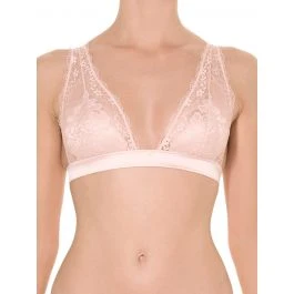Seide Triangel- BH WEDDING Puder-rosa Von Ritratti