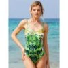 Badeanzug FÜRSTENBERG Grün-schwarz