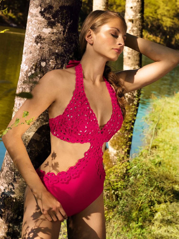 Makramee Bügel Badeanzug CHACHA Von Nicole Olivier – Bild 2