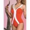 Träger Badeanzug MANUELA Koralle Von Nicole Olivier