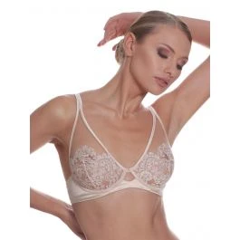 Spitze BĂŒgel-BH Gold-creme Von Prelude Milano