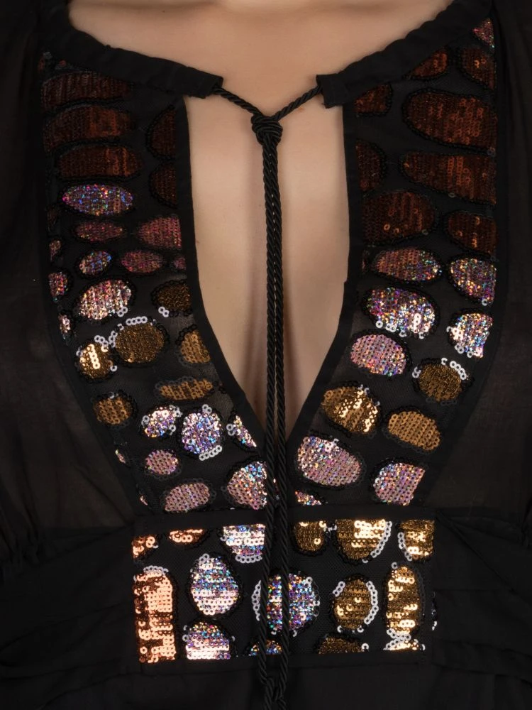 Strandkaftan FRESIA Mit Pailletten Von Cotton Club Mare – Bild 3