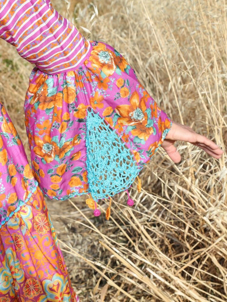 Seidenbatist Strandkleid NARCISO LILLA Von Laetitia Beachwear – Bild 3