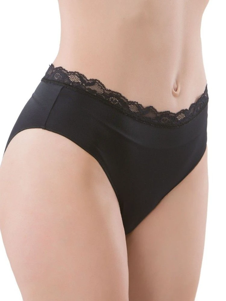 Slip Microfaser Spitze VERUSKA Von Cotton Club Rubino – Bild 2