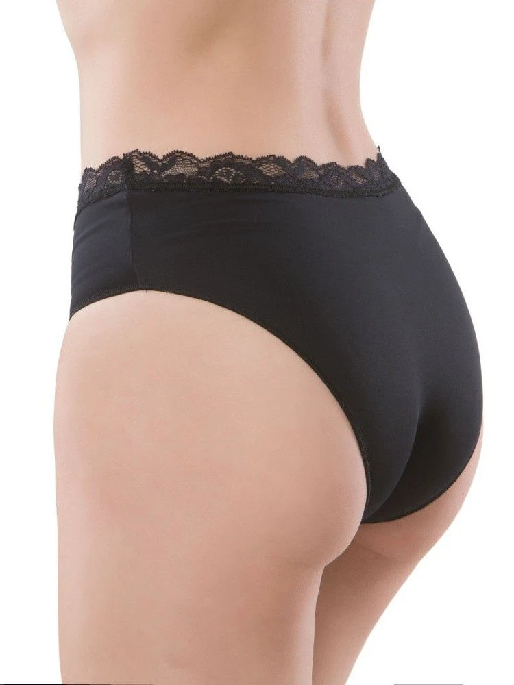 Slip Microfaser Spitze VERUSKA Von Cotton Club Rubino – Bild 3