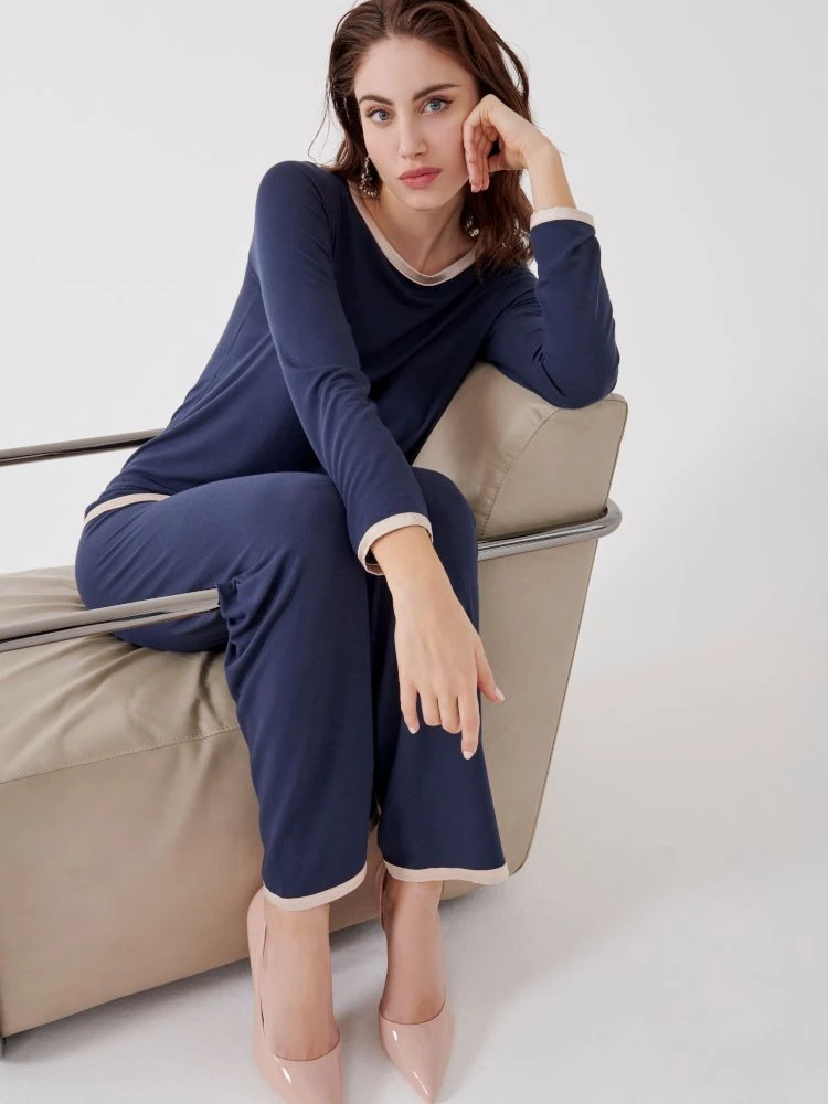 Pyjama GIADA Dunkelblau Aus Modal Von Imec â Bild 2