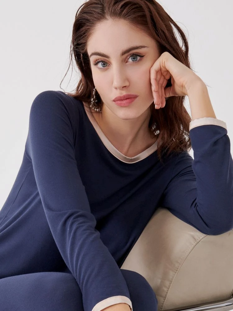 Pyjama GIADA Dunkelblau Aus Modal Von Imec â Bild 4