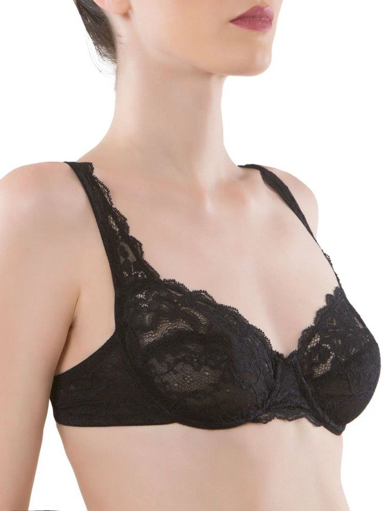 Bügel-BH Leavers Spitze GEMMA Basic Von Cotton Club Rubino – Bild 3