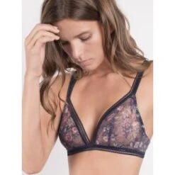 Tüll Triangel-BH MISS LEJABY EGLANTINE Bleu Von Maison Lejaby