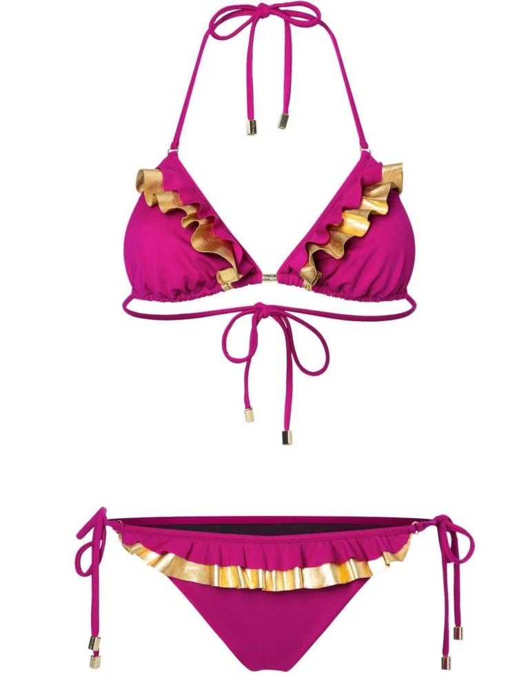 Triangel Bikini GOLDEN SUNSET WAVES Von Eniqua – Bild 3