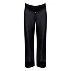 Chiffon Hose VIOLA Schwarz Von Diamor